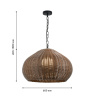 Подвесной светильник Favourite Wicker 4884-1P