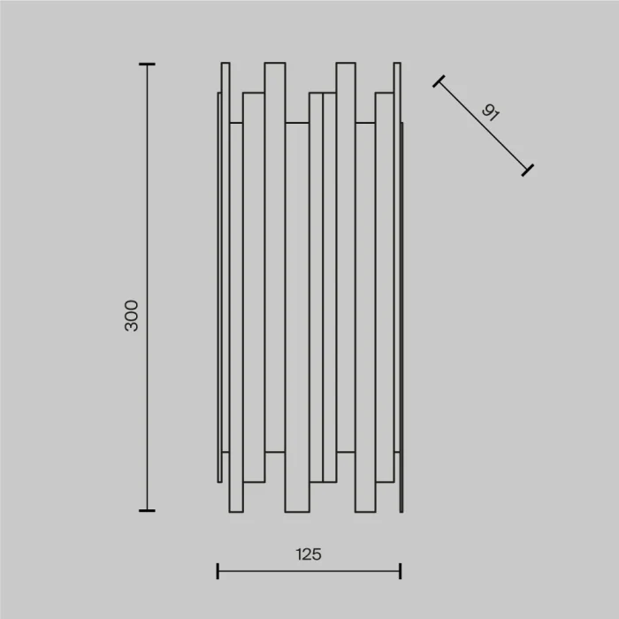 Бра Maytoni Coliseo MOD136WL-01BS