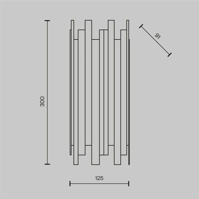 Бра Maytoni Coliseo MOD136WL-01BS