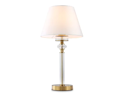 Настольная лампа с абажуром и хрусталем AMBRELLA light LH71027