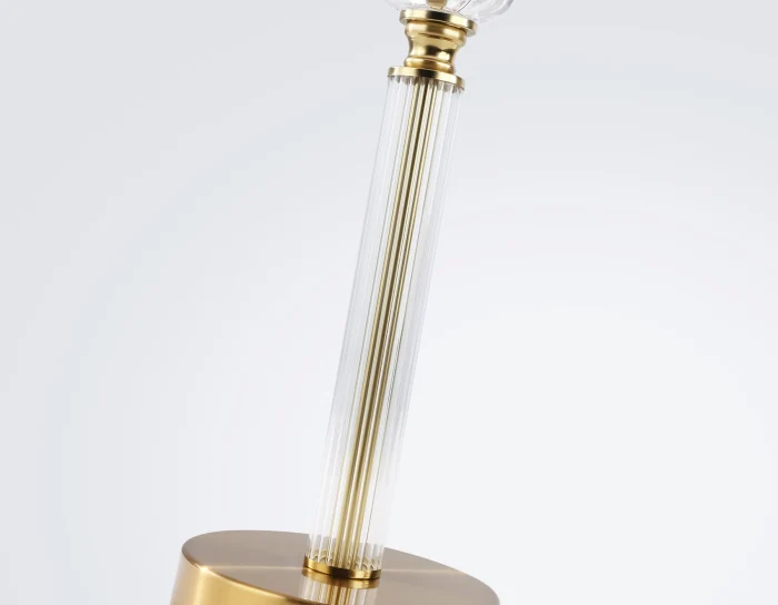 Настольная лампа с абажуром и хрусталем AMBRELLA light LH71027