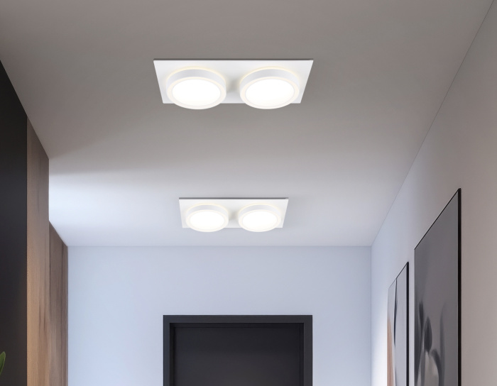 Светильник встраиваемый со сменной лампой GX53 AMBRELLA light TN52423