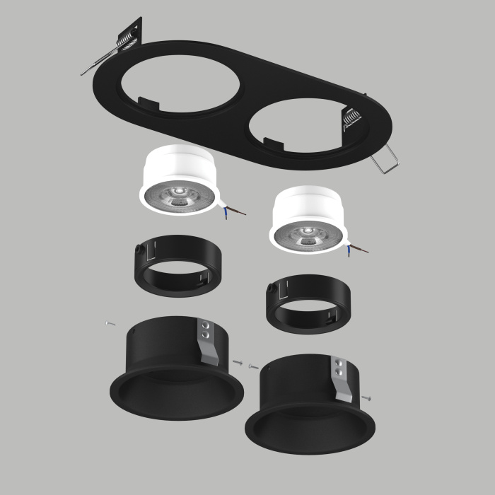 Комплект со светильником Lightstar Domino D6570707BMOD