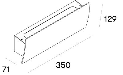 Настенный светильник Leds C4 DUNA Black