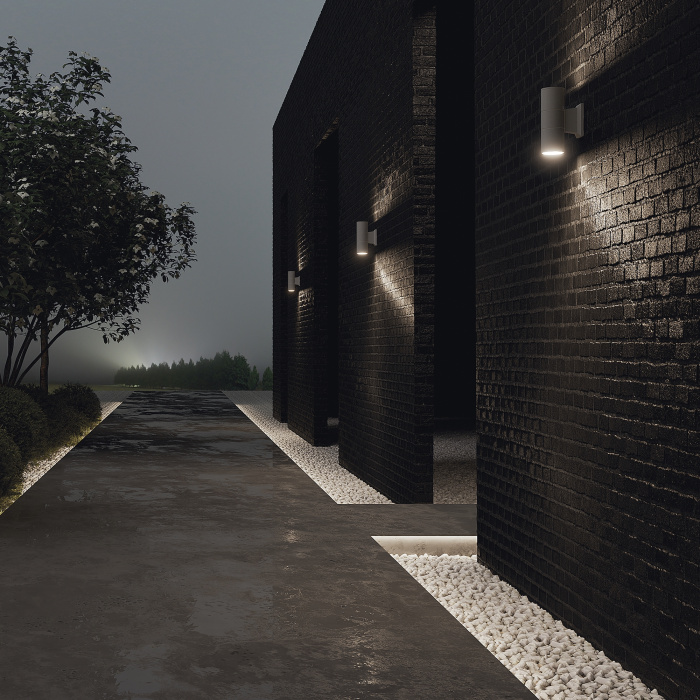 Светильник настенный Maytoni Bowery O574WL-02GR