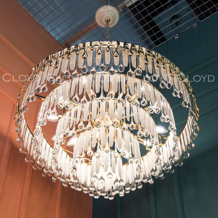 Люстра Cloyd CAPULETTI C19 / Ø79 см - золото (арт.11285)