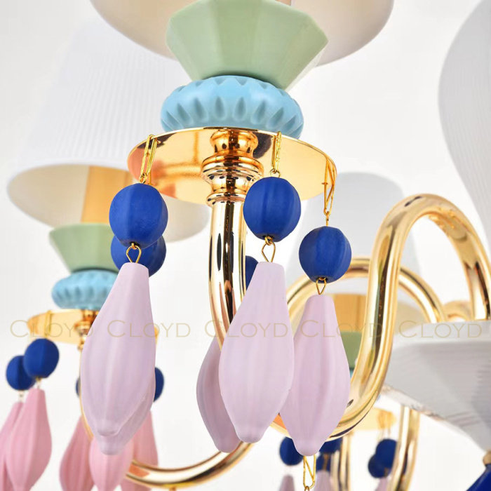 Люстра Cloyd LOTTIE-A C6 / Ø56 см- цветная керамика (арт.11043)