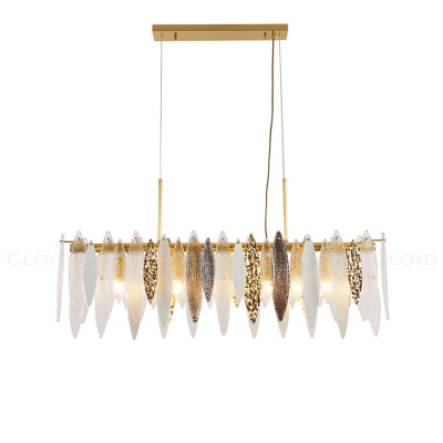 Люстра Cloyd ANTIBES-C C10 / L110 см - шир. 20 - латунь (арт.11032)