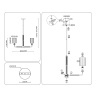 Люстра на штанге HIGH LIGHT AMBRELLA LIGHT LH71500