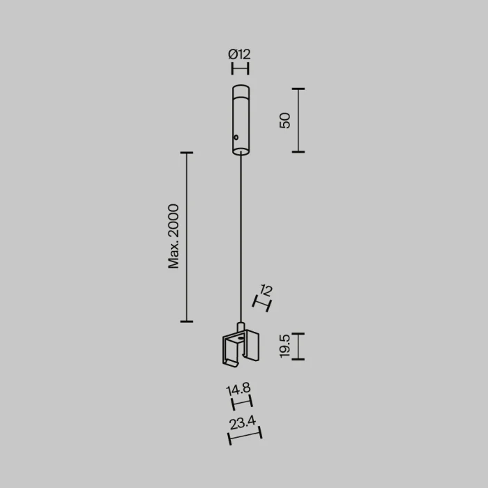 Крепление Maytoni Technical Exility X TRA239SW-2B