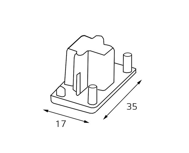 Заглушки Italline WSO 72 black