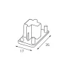 Заглушки Italline WSO 72 black
