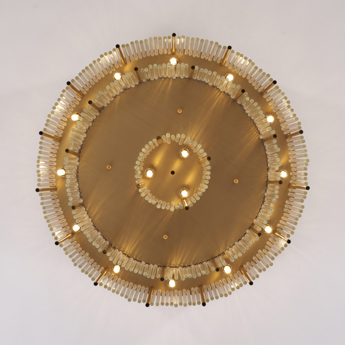 Потолочный светильник Cloyd CARTEL-A FM15 / Ø65 см - латунь (арт.10636)