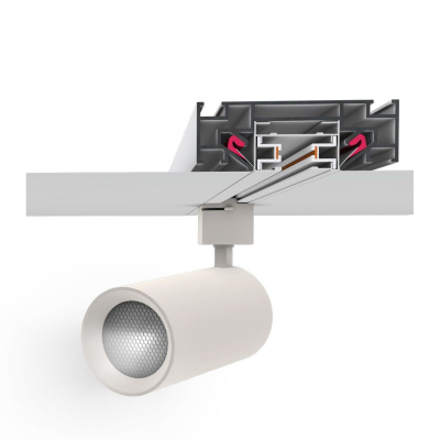 Профиль для монтажа однофазного шинопровода в натяжной потолок ST001.129.00 ST LUCE