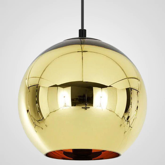 Подвесной светильник Copper Shade Gold D50 ImperiumLoft