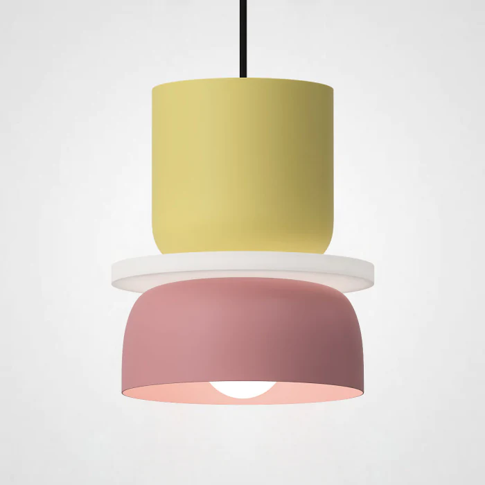 Подвесной светильник ILO D18,5 yellow/pink ImperiumLoft