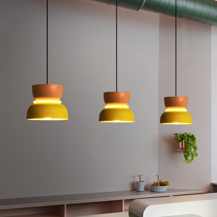 Подвесной светильник ILO D18,5 yellow/pink ImperiumLoft