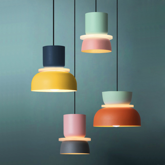 Подвесной светильник ILO D18,5 yellow/pink ImperiumLoft