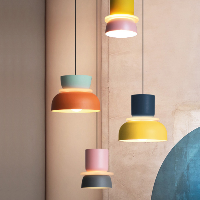 Подвесной светильник ILO D18,5 yellow/pink ImperiumLoft