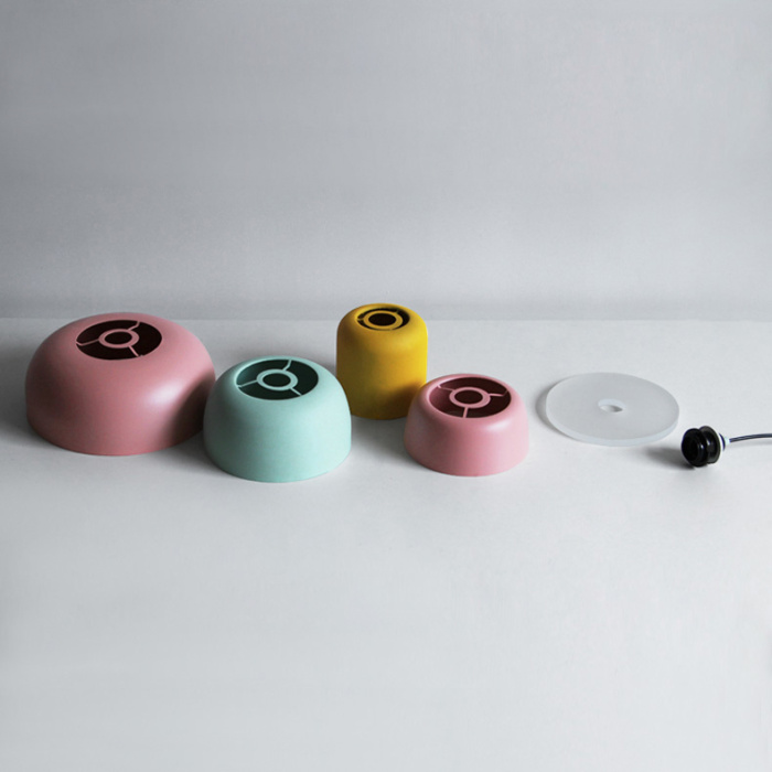 Подвесной светильник ILO D18,5 yellow/pink ImperiumLoft