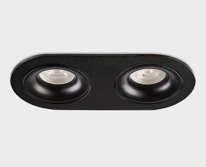 Светильник встраиваемый Italline DE-2002 black