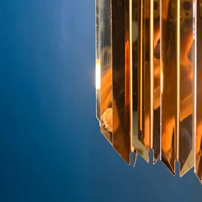 Подвесной светильник Tom Kirk Facet Pendant Gold ImperiumLoft