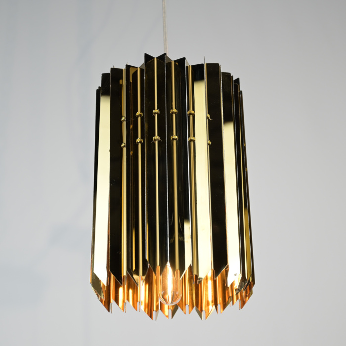 Подвесной светильник Tom Kirk Facet Pendant Gold ImperiumLoft