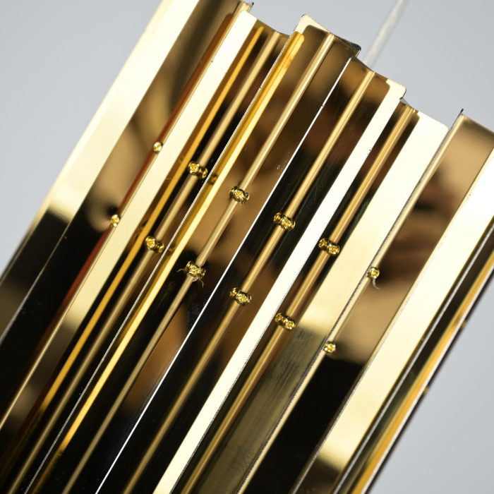 Подвесной светильник Tom Kirk Facet Pendant Gold ImperiumLoft