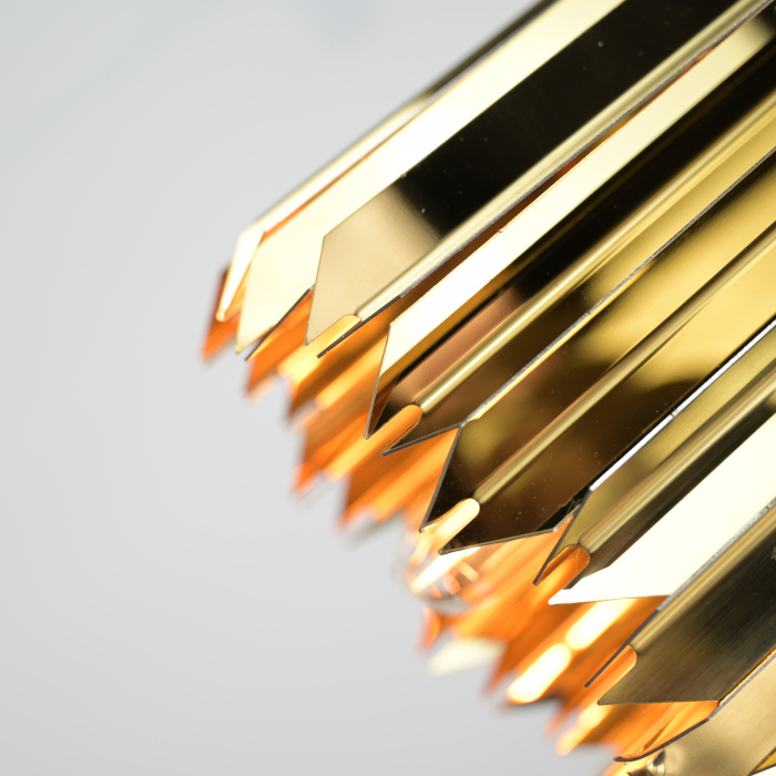 Подвесной светильник Tom Kirk Facet Pendant Gold ImperiumLoft