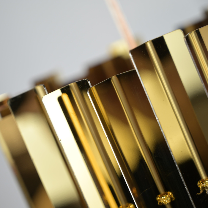 Подвесной светильник Tom Kirk Facet Pendant Gold ImperiumLoft