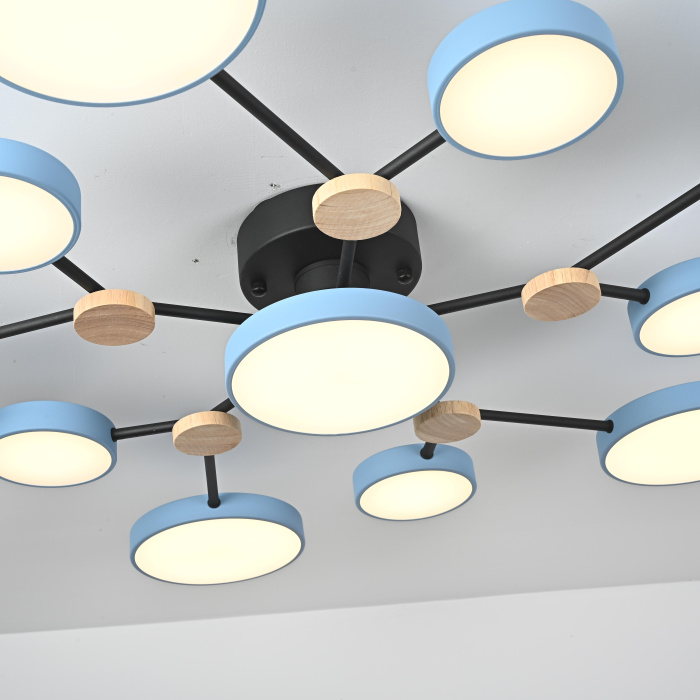 Потолочная люстра GAMMA D102 Blue ImperiumLoft