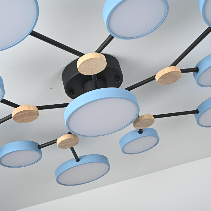 Потолочная люстра GAMMA D102 Blue ImperiumLoft