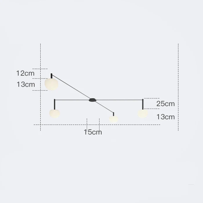 Потолочная люстра RANGEL L6 ImperiumLoft