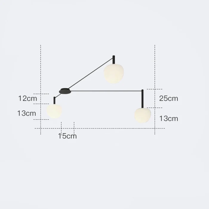 Потолочная люстра RANGEL L6 ImperiumLoft