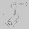 Трековый светильник Maytoni Focus LED TR163-1-5W3K-M-B