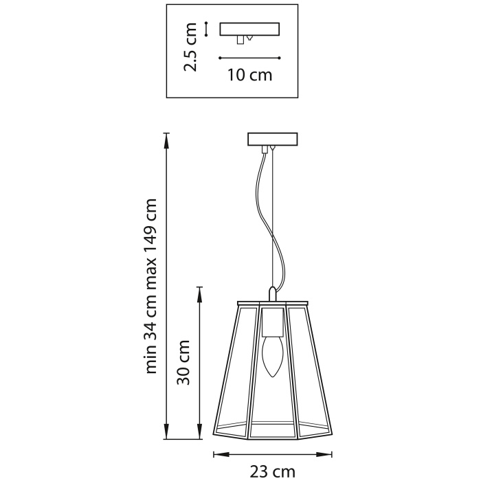 Подвесной светильник Genni LIGHTSTAR 798121