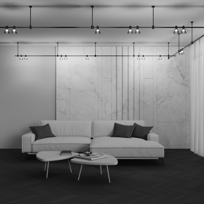 Трековый светильник Maytoni Bianca TR147-1-3W4K-B