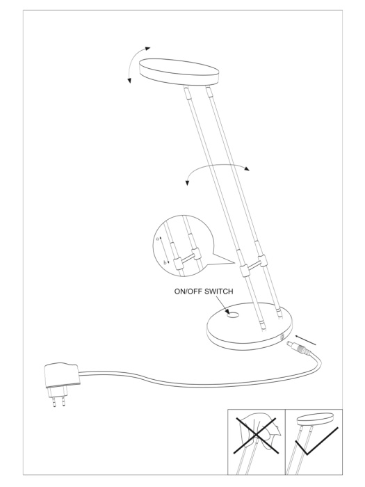 Настольная лампа EGLO GEXO 93076
