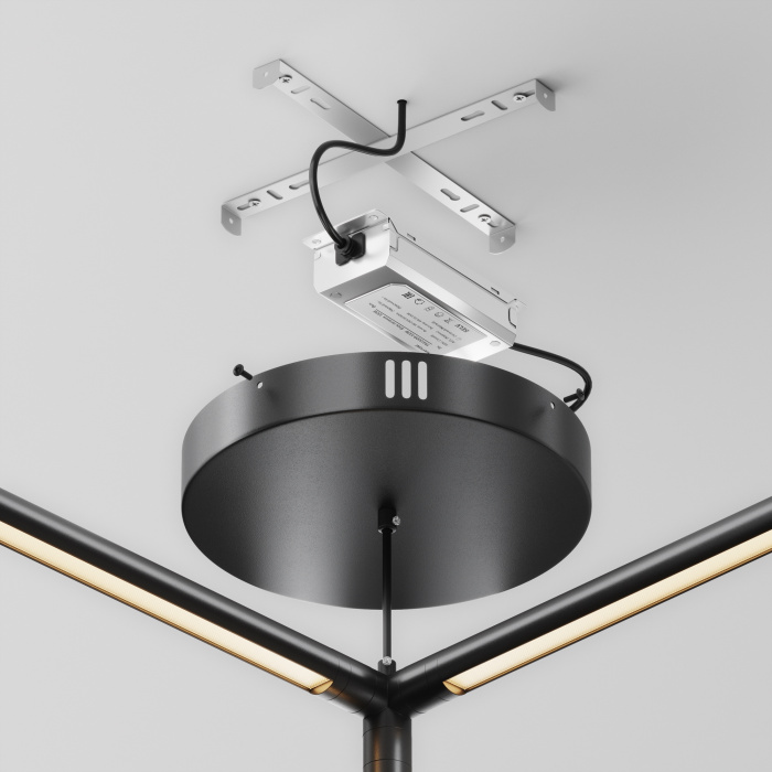 Потолочная чаша для ввода питания с блоком питания системы Maytoni CA031B-B