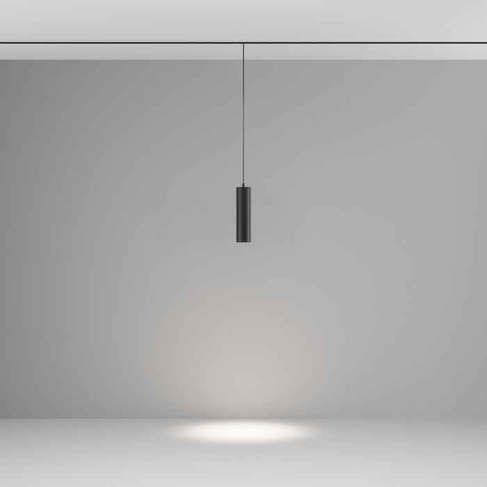 Трековый подвесной светильник Maytoni Focus LED TR041-4-12W3K-M-DS-B