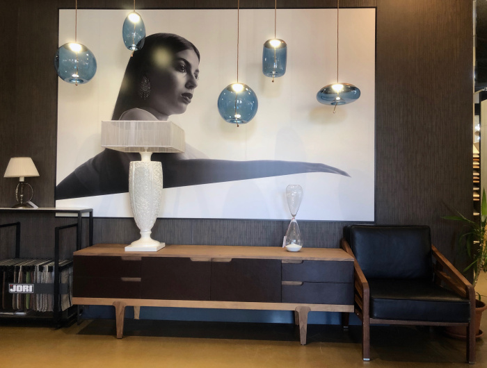 Подвесной светильник Delight Collection Knot 9966P/A copper/blue