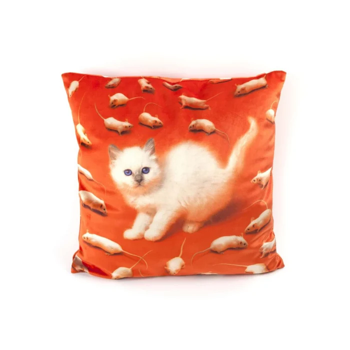 Подушка Seletti Toiletpaper Kitten 2320