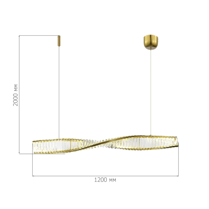 Подвесной светильник ST LUCE ELICA SL6205.323.01