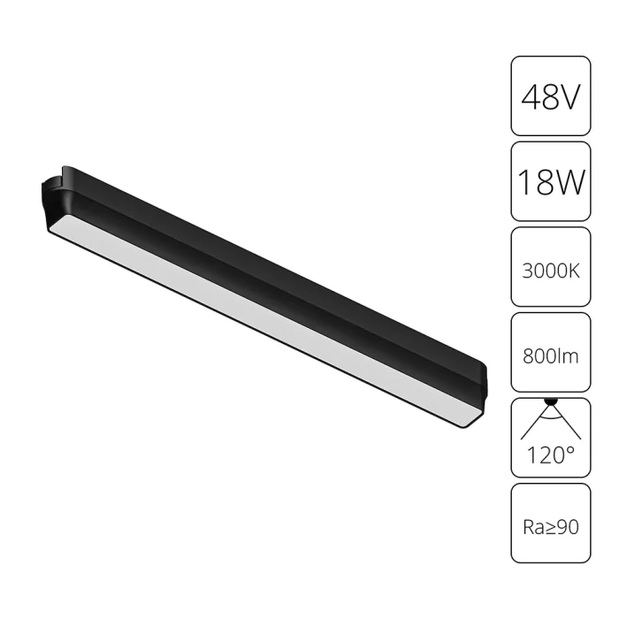 Магнитная трековая система Arte Lamp RAPID A1168PL-1BK