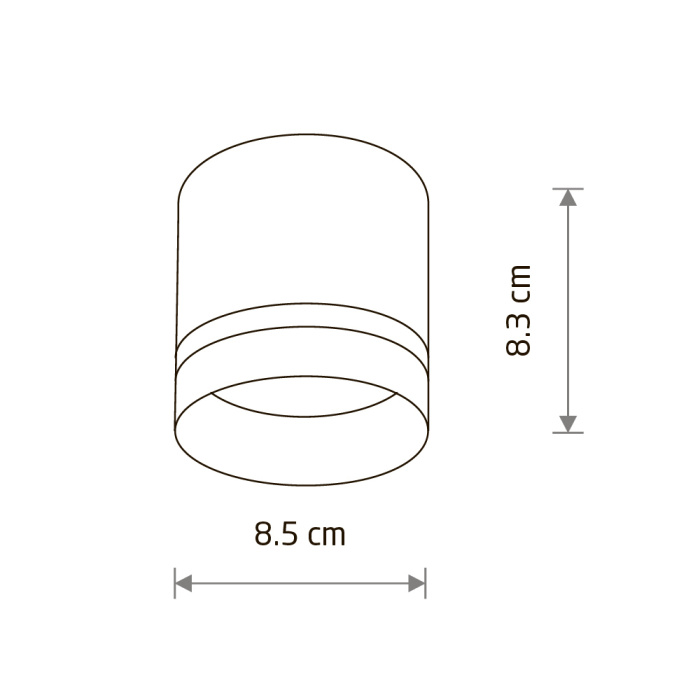 Накладной светильник Nowodvorski Cres Black 10480