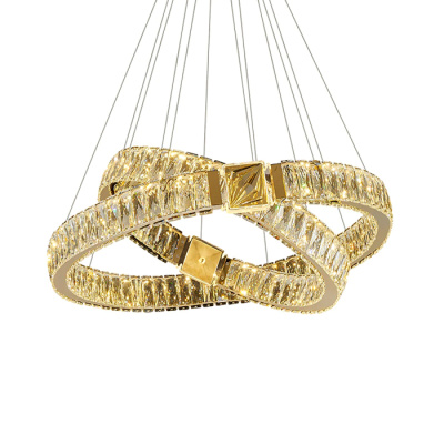 Подвесная люстра Delight Collection D8010 D8010P/2R/D600+400 gold