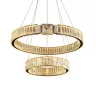 Подвесная люстра Delight Collection D8010 D8010P/2R/D600+400 gold