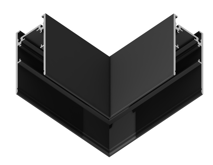 Коннектор угловой для накладного шинопровода Magnetic Ambrella light GL3372