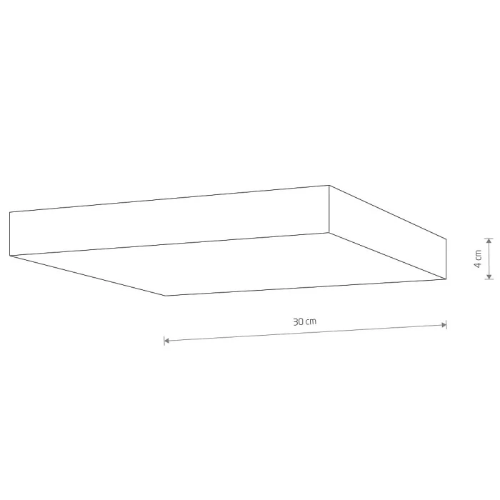Потолочный cветильник Nowodvorski Lid Square Led Black 10427