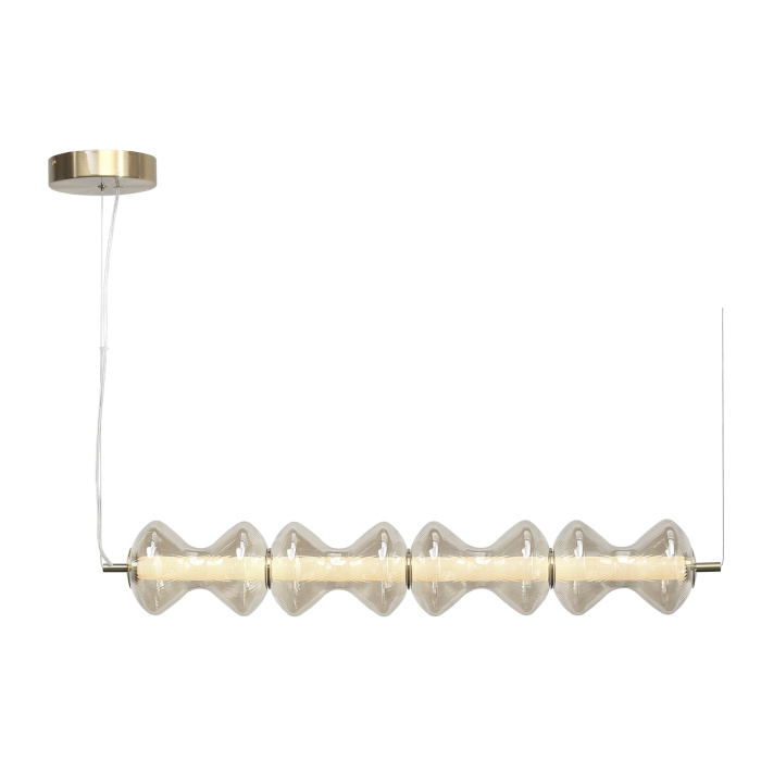 Светильник подвесной ST-Luce золото/коньячный LED 1*22W 3000K SL6136.223.01